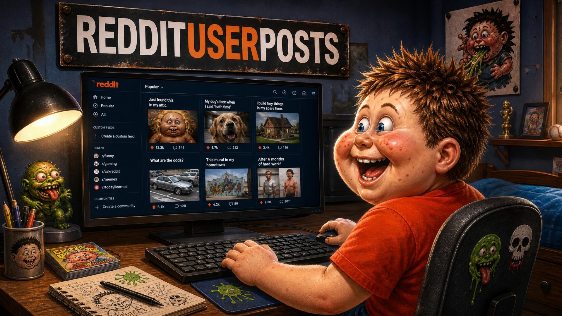 Find and see Reddit users posts as a media gallery logo